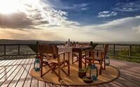 Dining with panoramic views at Mbali Mbali Soroi Serengeti Lodge
