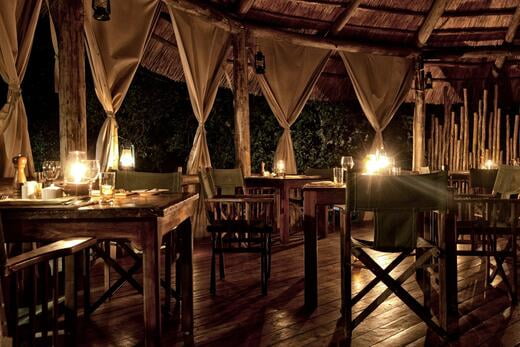 Dining at Mbali Mbali Tarangire River Camp